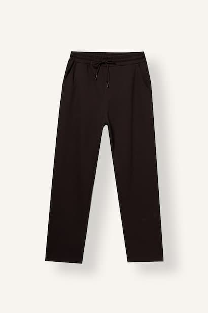 Regular Fit Straight Leg Trousers (٤)