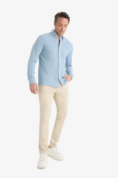 Slim Fit Trousers (٣)