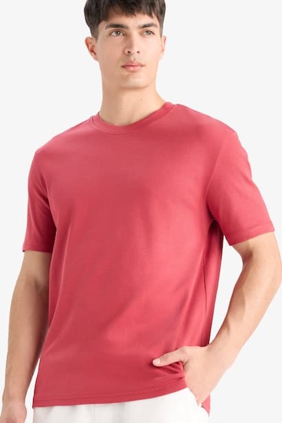 Regular Fit Crew Neck Short Sleeve T-Shirt