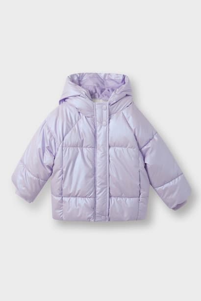 Baby Girl Hooded Puffer Jacket Coat
