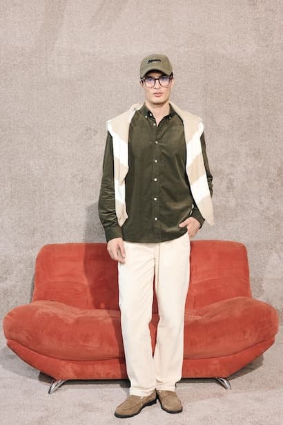 Relax Fit Straight Leg Trousers