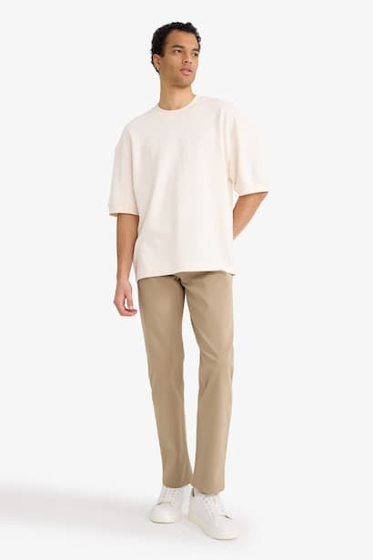 Straight Leg Trousers (٣)