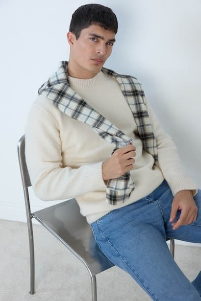 Relax Fit Crew Neck Knitwear Pullover
