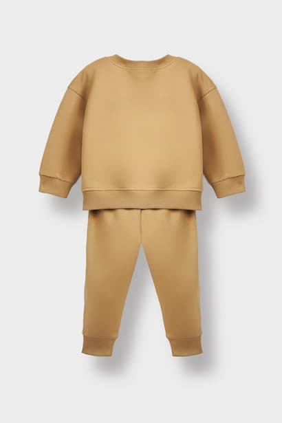 Baby Boy Printed Sweatshirt Sweatpants 2 Piece Set (4)