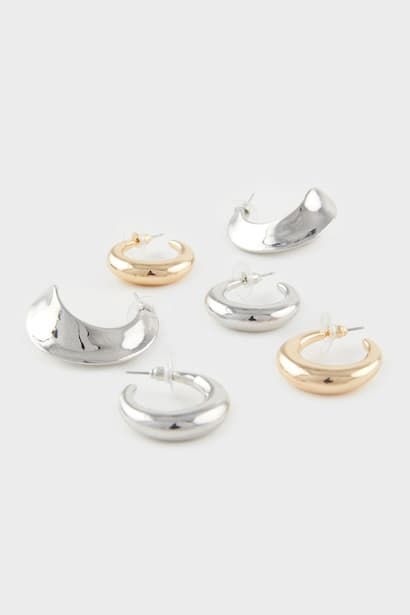 Woman 3 Piece Earrings Jewellery (3)