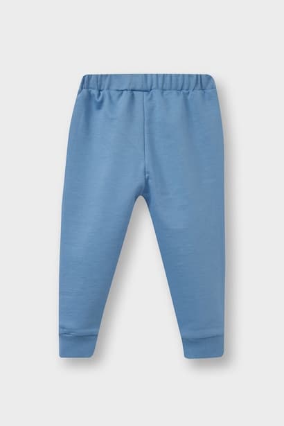 Baby Boy Elastic Waist Printed Sweatpants Trousers (٣)
