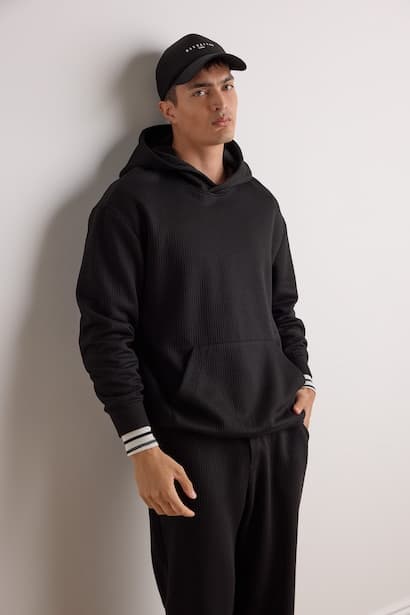 Boxy Fit Long Sleeve Hoodie