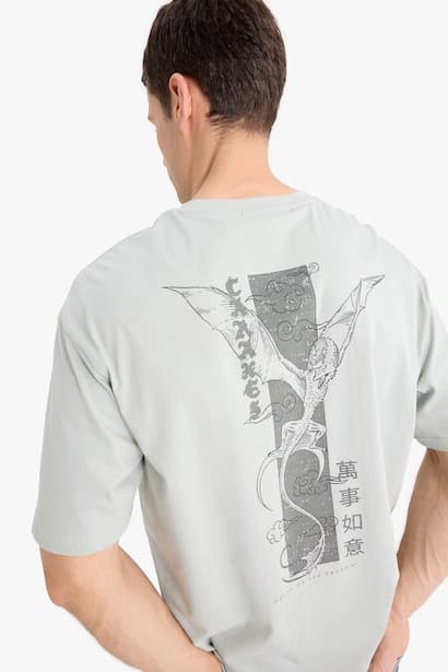 House Of The Dragon Boxy Fit Crew Neck Printed T-Shirt
