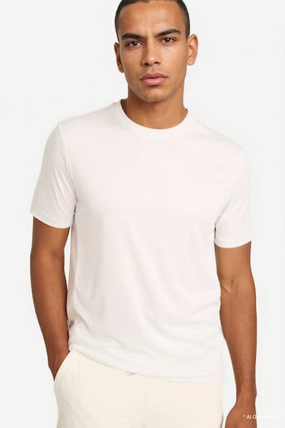 Slim Fit Crew Neck Printed Sports T-Shirt