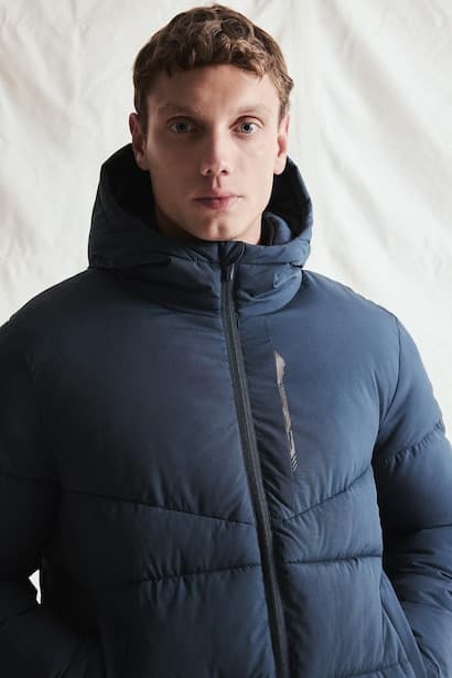 Regular Fit Water-Repellent Windproof Hooded Jacket (3)