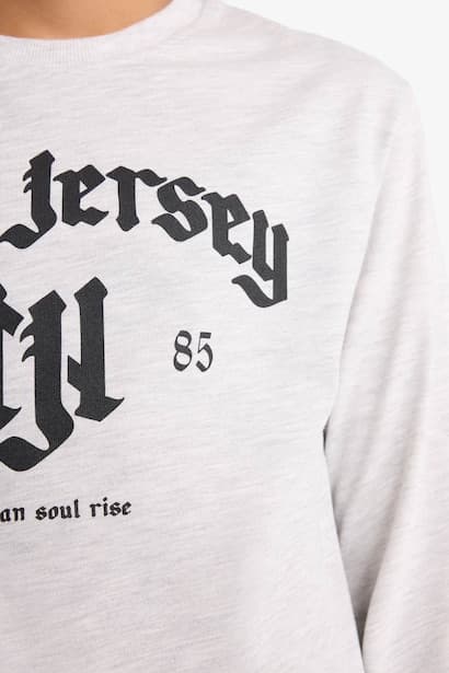 Boys Regular Fit Crew Neck Long Sleeve T-Shirt (4)