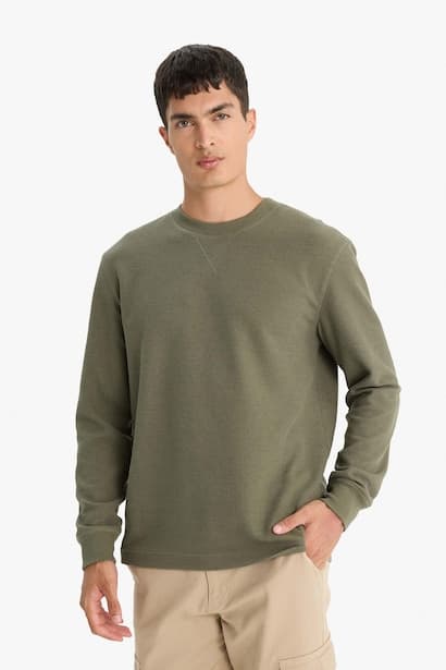Regular Fit Long Sleeve Sweatshirt (3)
