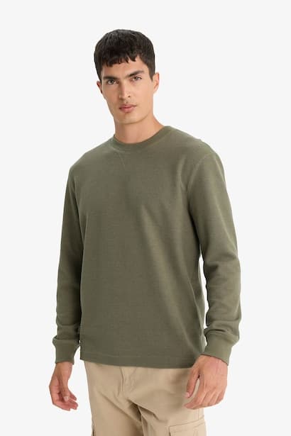 Regular Fit Long Sleeve Sweatshirt (4)
