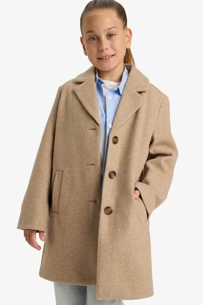 Girl Hooded Cachet Jacket Coat