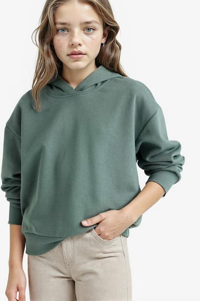 Girl Relax Fit Basic Hoodie