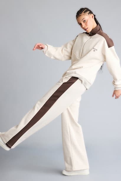 Wide Leg Standard Length NBA Boston Celtics Sweatpants Trousers (٣)