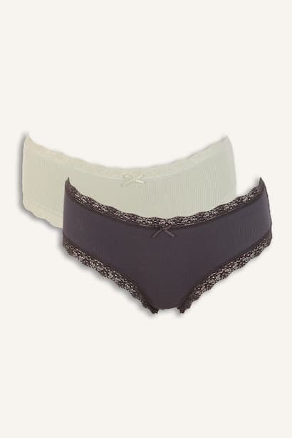 Micro Fabric Hipster 2 Piece Panties Underwear