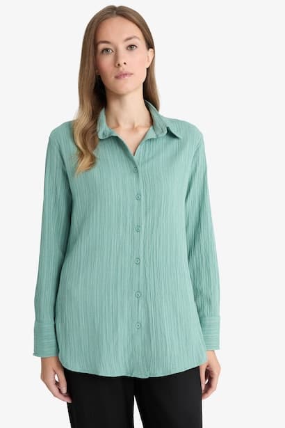 Relax Fit Long Sleeve Tunic Modest (٣)