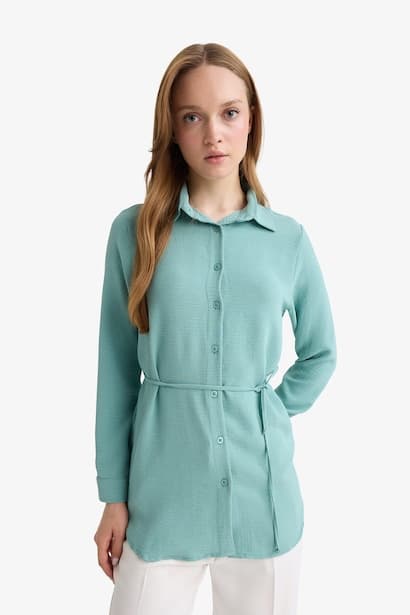 Regular Fit Long Sleeve Tunic Modest (٣)