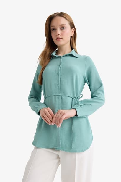 Regular Fit Long Sleeve Tunic Modest (٤)