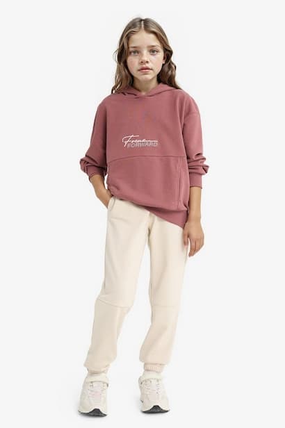 Girl Elastic Waist Jogger Sweatpants Trousers