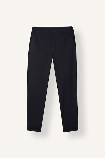 Fitted Straight Leg Trousers (٤)