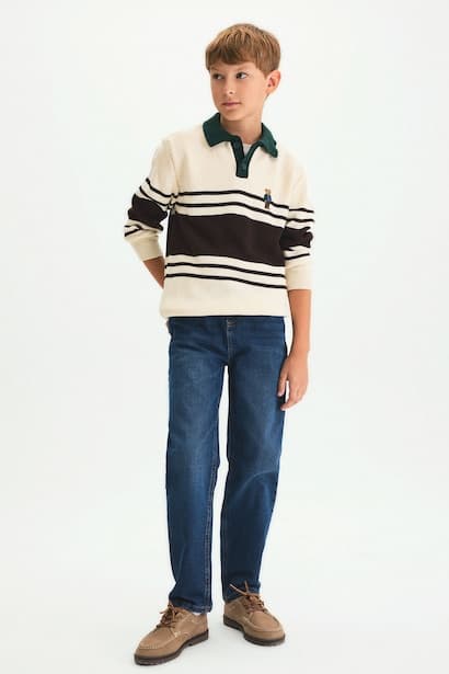 Boy Straight Fit Classic Jeans
