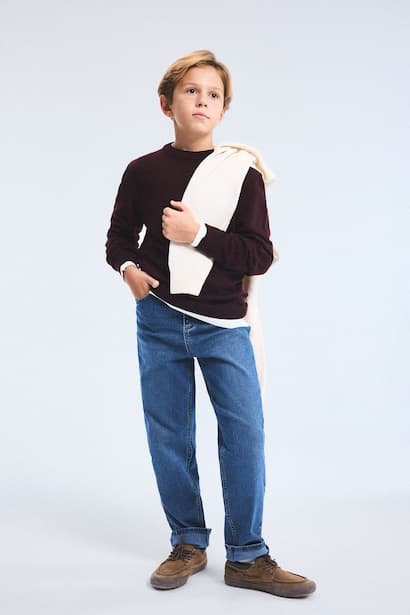 Boy Straight Fit Classic Jeans