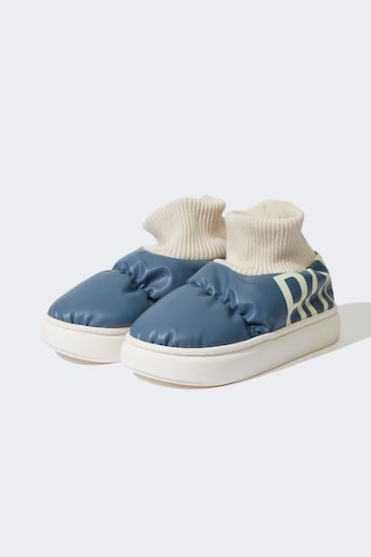 Man Flat Sole Home Slippers