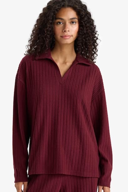Relax Fit Camisole Long Sleeve T-Shirt (3)