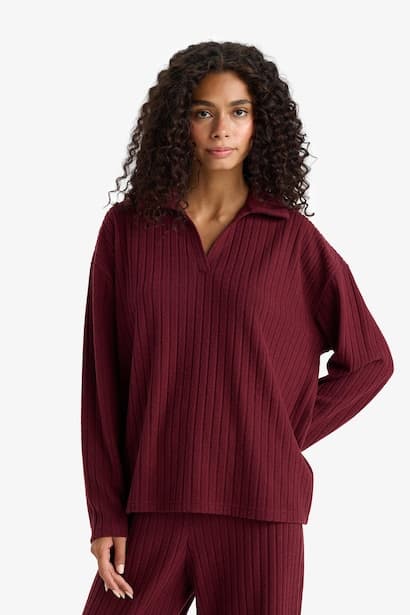 Relax Fit Camisole Long Sleeve T-Shirt (4)