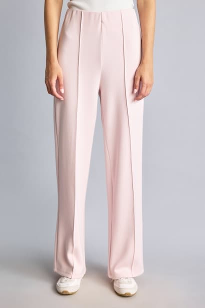 Straight Fit Straight Leg Modal Trousers (4)
