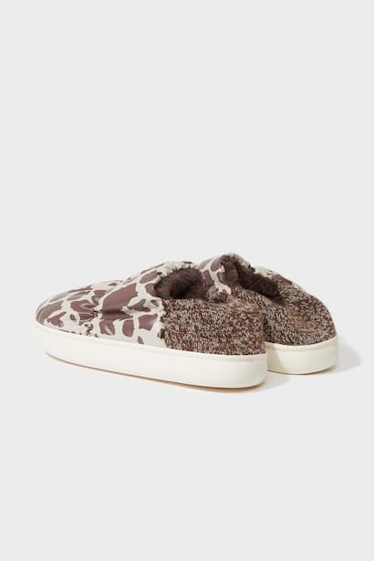 Woman Flat Sole Home Boots Home Slippers (٣)