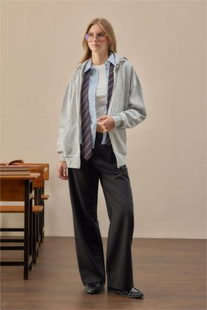 Baggy Fit Regular Waist Trousers