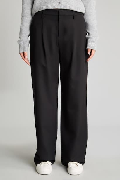Baggy Fit Regular Waist Trousers (٤)