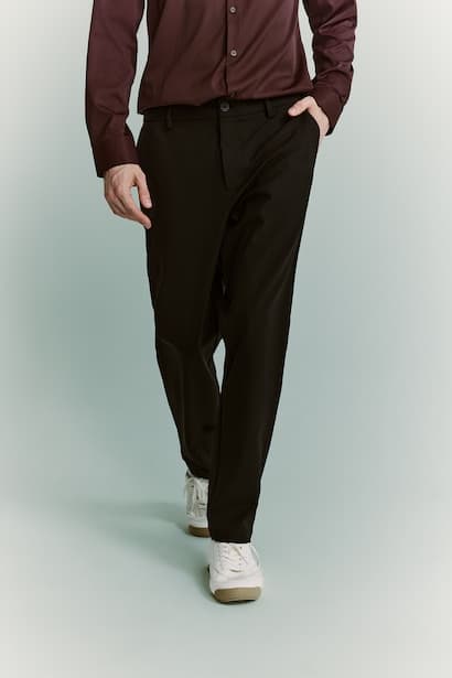 Tailored Fit Ankle Length Trousers (3)