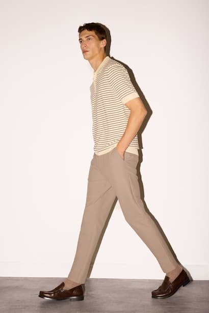 Jogger Fit Crop Trousers