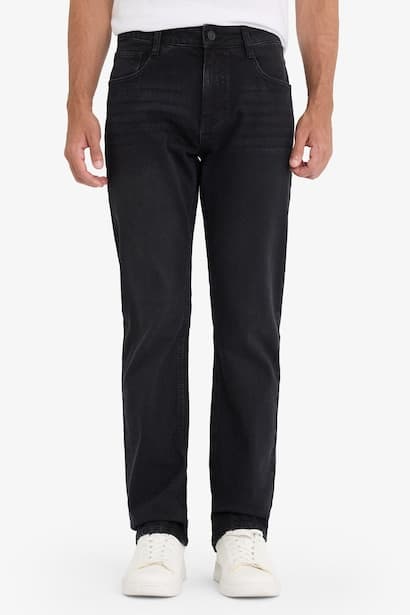 Sergio Regular Fit Regular Waist Straight Leg Jeans (4)