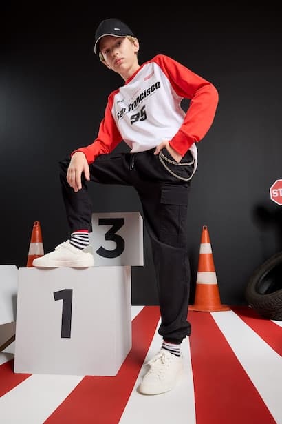 Boy Crew Neck Printed Long Sleeve T-Shirt