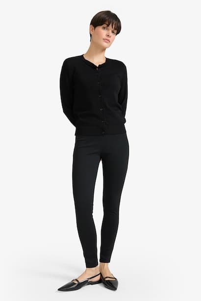 High Waist Dart Detail Leggings