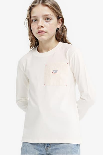 Girl Oversize Crew Neck Slogan Printed T-Shirt