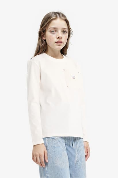 Girl Oversize Crew Neck Slogan Printed T-Shirt (٣)