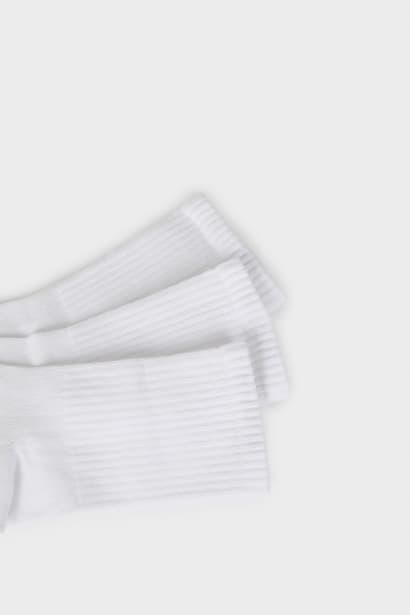 Woman Comfortable Elastic 3 Piece Cotton Long Socks (3)