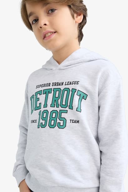 Boy Printed Hoodie Sweatshirt