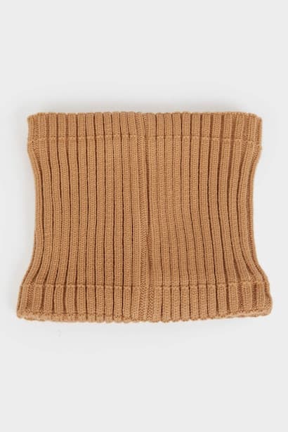 Baby Boy Lined Knit Neck Scarf (٣)