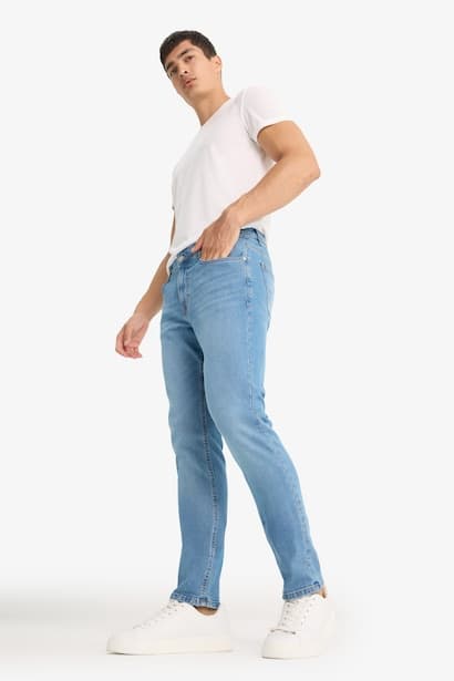 Carlo Skinny Fit Regular Waist Extra Slim Leg Jeans (3)