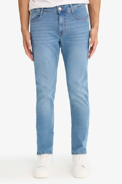 Carlo Skinny Fit Regular Waist Extra Slim Leg Jeans (4)
