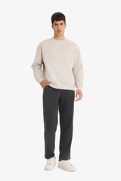 Wide Leg Elastic Waist Jeans Denims