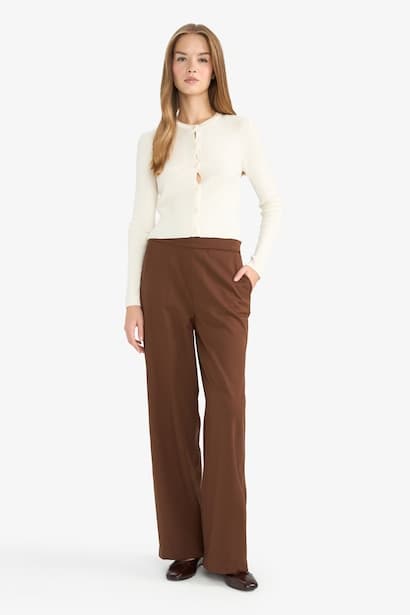 Wide Leg Trousers Modest