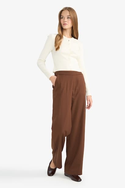 Wide Leg Trousers Modest (٣)